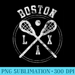 boston lax lacrosse vintage logo - png templates