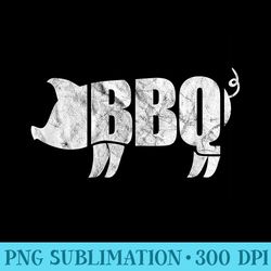 Bbq Pig Funny Barbeque Pork Meat Grill Chef Grilling - Png Resource Download