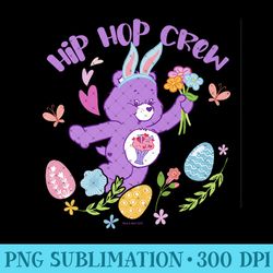 care bears easter hip hop crew share bear holiday logo premium - png download