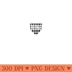 vintage cincinnati home plate plaid baseball - digital png downloads