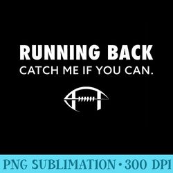 running back catch me if you can american football - download transparent graphic