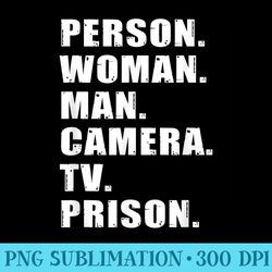 person woman man camera tv prison - high resolution png resource