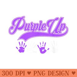 purple hands purple up month of military child army child - png clipart download