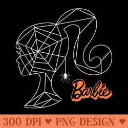 barbie - web silhouette head - png design files