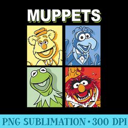 disney the muppets kermit the frog muppet color box ups premium - download png artwork