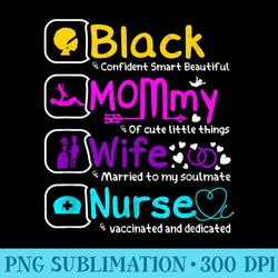 mommy wife nurse black african american mothers day women - download png files