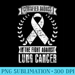 funny cancer fighter lung cancer awareness - high quality png artwork