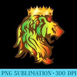 rasta lion cute reggae lion tshirt - png graphic resource