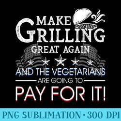 Make Grilling Great Again Trump Bbq Pit Master Grill - Png Graphic Design