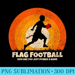 funny flag football - sublimation templates png