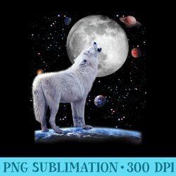 funny cute wolf galaxy stars wild animal universe wolf premium - png transparent background download