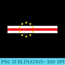 cool cape verde flag soccer football fan - png download clipart