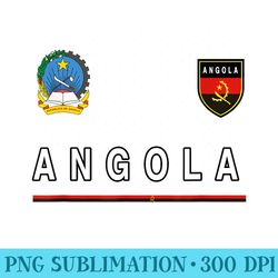 angola sportsoccer jersey flag football - sublimation backgrounds png
