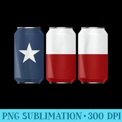 patriotic beer cans usa american texas flag - download png files