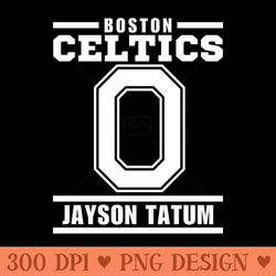 boston celtics tatum 0 basketball player - unique sublimation patterns