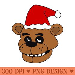 five nights at freddys inspired santa claus fnaf freddy fazbear - png graphics download