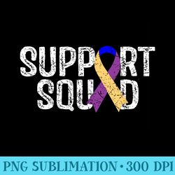 bladder cancer awareness support squad - png download design