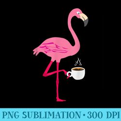 flamingo coffee funny - png graphics download