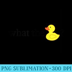 what the duck funny animal lover - high quality png download