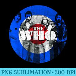 the who official circle target photo - ready to print png designs