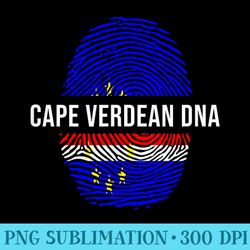 cape verdean dna t cape verde flag - transparent shirt design