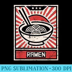 propaganda poster ramen - stylish shirt png