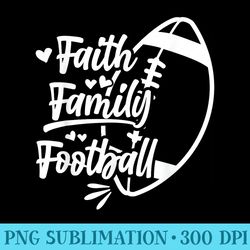religious faith family football - transparent shirt design