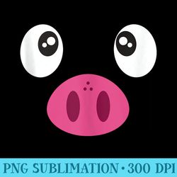halloween pig face funny halloween graphic - png download source