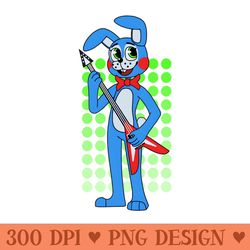 toy bonnie five nights at freddys - transparent shirt clip art