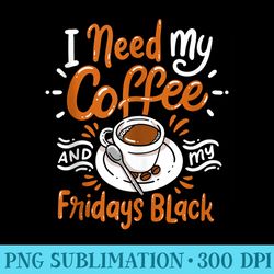 black friday coffee - png download