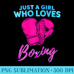 just a girl who loves boxing girls boxing - transparent png download