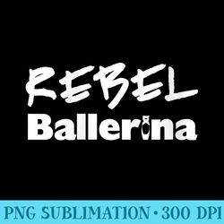 womens black ballerina. black ballet dancer. funny ballerina girl - download png files