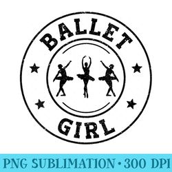 ballet retro vintage ballerina girl - png download gallery