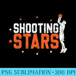shooting stars basketball hoops ball bball dunk - png download