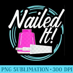 nail technician nailed nail tech artist manicurist - png design downloads