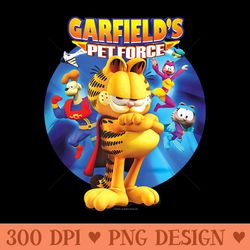 garfield dvd art - png graphics