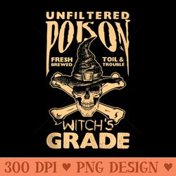 witchs potion vintage label poison halloween costume - beautiful png download