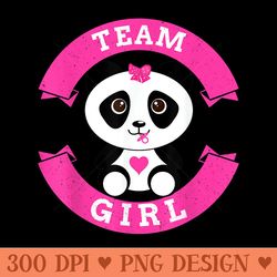 gender reveal team girl girlie baby - png download