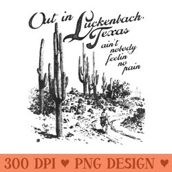 out in luckenbach texas - png graphics