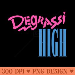 degrassi high logo - high quality png clipart