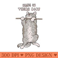 hang in there baby cat - free png download