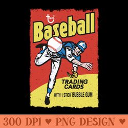 baseball trading cards - high resolution png download