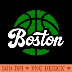 boston basketball - unique sublimation png download