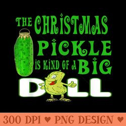christmas pickle ornament tradition family game christmas - png clipart download