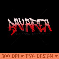 ca bay area distressed graffiti style - png graphics