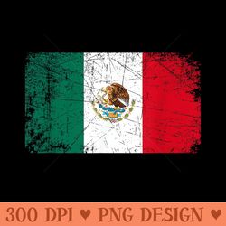 vintage made in mexico mexican flag - png clipart