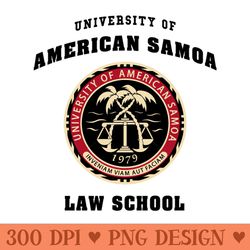 bcs university of american samoa law school - transparent shirt design