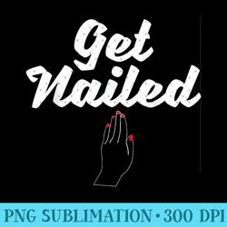get nailed beauty nail polish cosmetology - mug sublimation png
