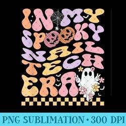 in my spooky nail tech era halloween retro groovy - printable png graphics