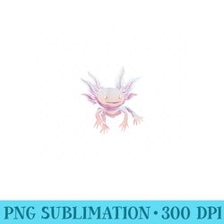 realistic axolotl illustration l axolotl lover graphic - high resolution png designs